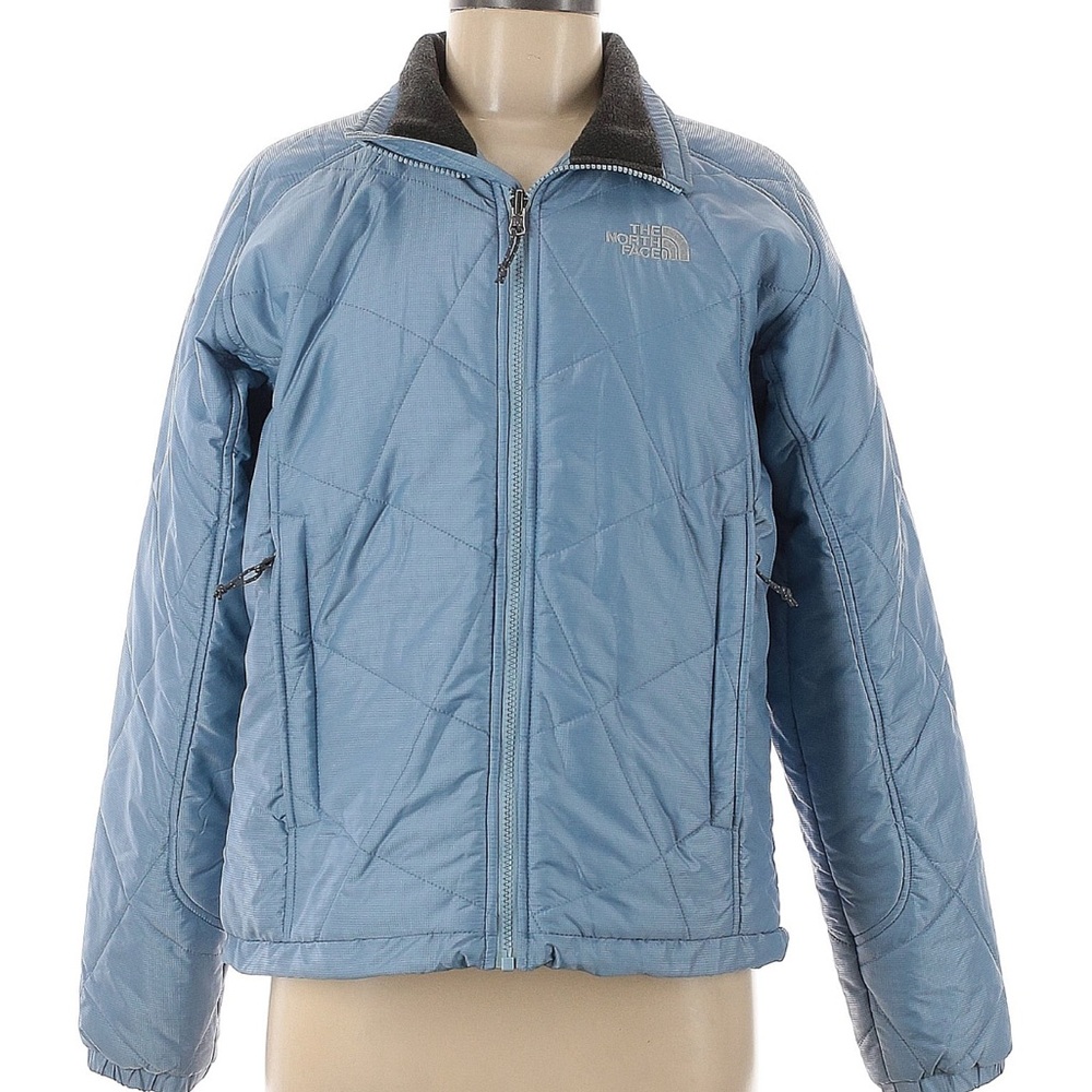 Blue north face coat